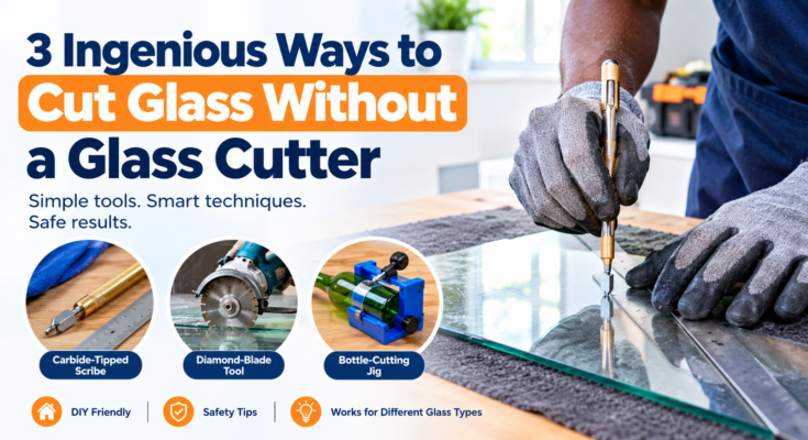 3 Ingenious Ways to Cut Glass Without a Glass Cutter
