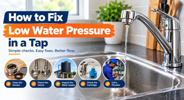 How to Fix Low Water Pressure in a Tap