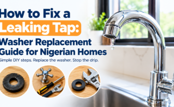 How to Fix a Leaking Tap: Washer Replacement Guide for Nigerian Homes