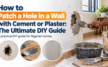 Patch a Hole in a Wall with Cement