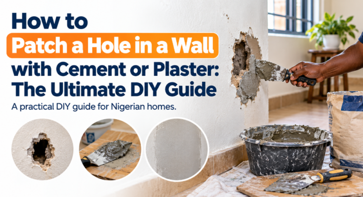 Patch a Hole in a Wall with Cement